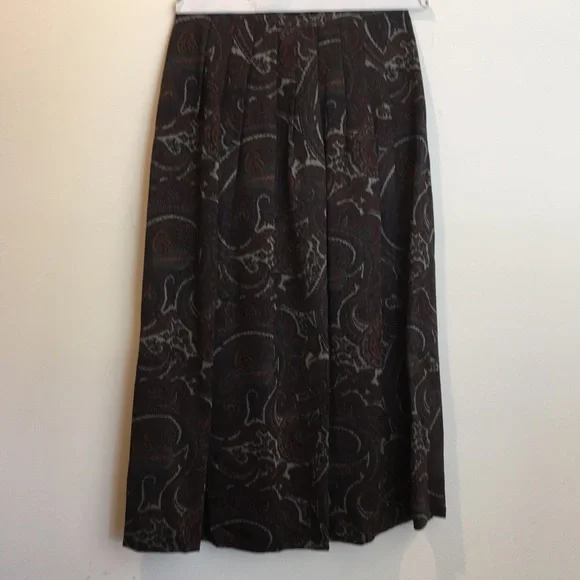 COPY - TALBOTS Women's Wool Blend Woven lined Skirt - Picture 2 of 8